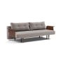 Innovation Living Recast Sofa Bed Dark Styletto With Arms - stof 418