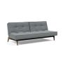 Innovation Living Splitback Eik Sofa Bed Smoked Oak - stof 320