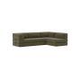 Innovation Living CozyPad Sofa BedL-Shape with arms - stof 316