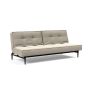 Innovation Living Splitback Styletto Sofa Bed Black Wood - stof 539