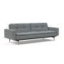Innovation Living Dublexo Styletto Sofa Bed Light Wood With Arms - stof 320