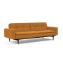 Innovation Living Dublexo Styletto Sofa Bed Black Wood With Arms - stof 893
