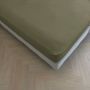 Kayori Puro Topper Hoeslaken Katoen-Perkal Khaki
