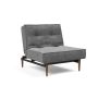 Innovation Living Splitback Styletto Chair Dark Wood - stof 563