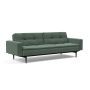 Innovation Living Dublexo Styletto Sofa Bed Black Wood With Arms - stof 518