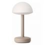Humble Bug Table Light Beige Frosted