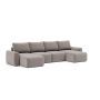 Innovation Living Norum Sofa Bed U-shape With Chunky Arms - stof 418