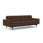 Innovation Living Dublexo Styletto Sofa Bed Black Wood With Arms - stof 359