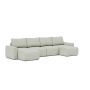Innovation Living Norum Sofa Bed U-shape With Chunky Arms - stof 888