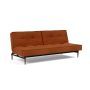 Innovation Living Splitback Styletto Sofa Bed Dark Wood - stof 595