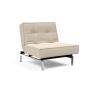 Innovation Living Splitback Chrome Chair - stof 586