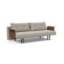 Innovation Living Recast Sofa Bed Dark Styletto With Arms - stof 579