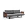 Innovation Living Recast Sofa Bed Dark Styletto With Arms - stof 563