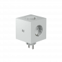 AVOLT Square 2 Socket extender with 30W Dual USBC - Gotland Gray