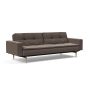 Innovation Living Dublexo Styletto Sofa Bed Light Wood With Arms - stof 530