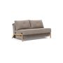 Innovation Living Cubed 140 Wood Sofa Bed - stof 318