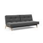 Innovation Living Splitback Eik Sofa Bed Oak - stof 852