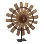 Benoa Sculptuur Charkha (set of 2)