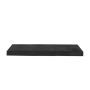 LABEL51 Eetkamertafel Tafelblad Straight Edge - Zwart - Mangohout - 120 cm Straight