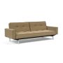 Innovation Living Splitback Chrome Sofa Bed With Arms - stof 860