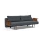 Innovation Living Recast Sofa Bed Dark Styletto With Arms - stof 894