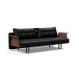 Innovation Living Recast Sofa Bed Dark Styletto With Arms - stof 550