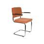 Armchair Ridge Rib Orange 19a