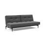 Innovation Living Splitback Styletto Sofa Bed Black Wood - stof 852