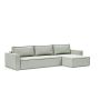 Innovation Living Newilla Sofa Bed With Chaise - stof 888