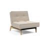 Innovation Living Splitback Eik Chair Oak - stof 612