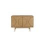 Sideboard Groove 2 Doors Natural Oak