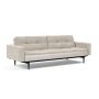 Innovation Living Dublexo Styletto Sofa Bed Black Wood With Arms - stof 280
