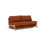 Innovation Living Cubed 160 Chrome Sofa Bed - stof 595