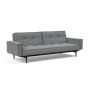 Innovation Living Splitback Styletto Sofa Bed Black Wood With Arms - stof 320