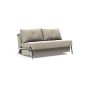 Innovation Living Cubed 140 Alu Sofa Bed - stof 539