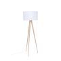 Floor Lamp Tripod Wood White
