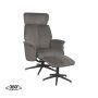 Relaxfauteuil Verdal + Ottomane 77x79x109 cm