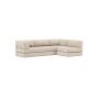 Innovation Living CozyPad Sofa BedL-Shape with arms - stof 410