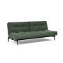 Innovation Living Splitback Styletto Sofa Bed Black Wood - stof 281