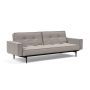 Innovation Living Splitback Styletto Sofa Bed Black Wood With Arms - stof 321