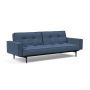 Innovation Living Splitback Styletto Sofa Bed Black Wood With Arms - stof 302