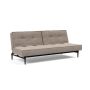 Innovation Living Splitback Styletto Sofa Bed Black Wood - stof 318