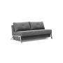 Innovation Living Cubed 160 Chrome Sofa Bed - stof 563