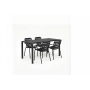 Set Garden Table Vondel 168,5 + 4 Armchair Vondel Black