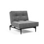 Innovation Living Splitback Styletto Chair Black Wood - stof 563