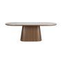 Dining Table Almira Oval 200 Walnut