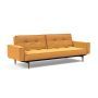 Innovation Living Splitback Styletto Sofa Bed Dark Wood With Arms - stof 536
