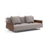 Innovation Living Long Horn D.E.L. Sofa Bed With Arms - stof 418