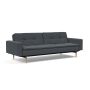 Innovation Living Dublexo Styletto Sofa Bed Light Wood With Arms - stof 894