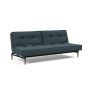 Innovation Living Splitback Styletto Sofa Bed Dark Wood - stof 851